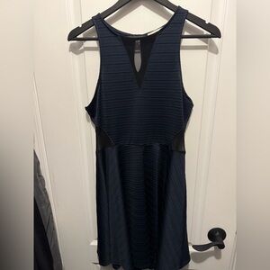 Lush Navy Blue Cut Out Mini Dress